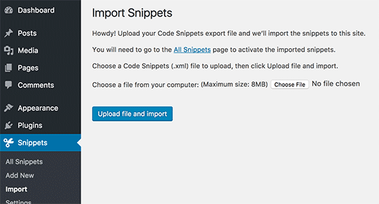 import-snippets